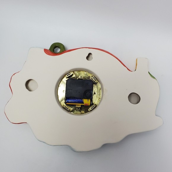 Lobster Hand Painted Fine Ceramic Ware Wall Clock United B International - Picture 5 of 12